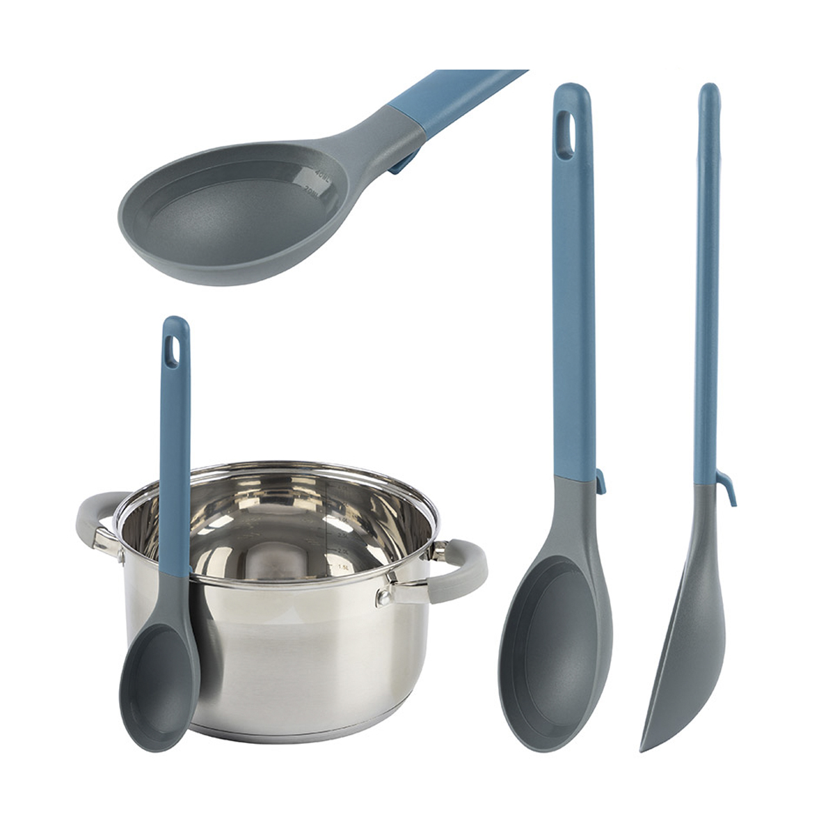 Ложка мерная "mentolo" 55 мл (нейлон, ручка пласт.) (1/24/96) "mallony"