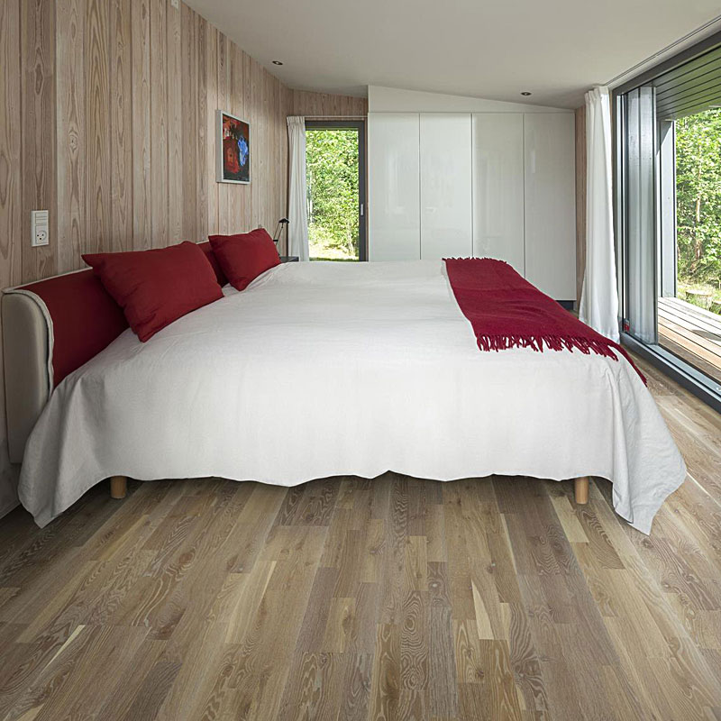 Паркетная доска Kahrs Original Коллекция Гармония Дуб Камень натуральное масло трехполосный ORIGINAL OAK STONE 3S