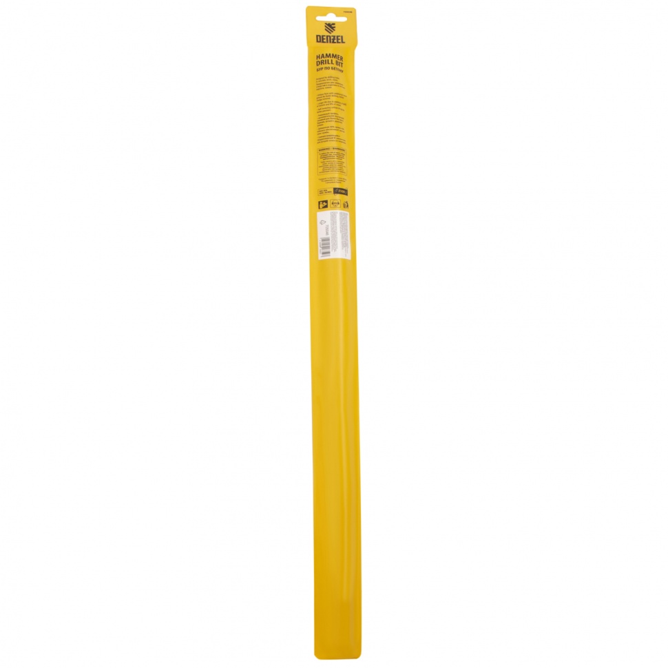 Бур по бетону, двойная спираль, три пылеотводящие кромки, 18 x 600 мм DENZEL (705046)