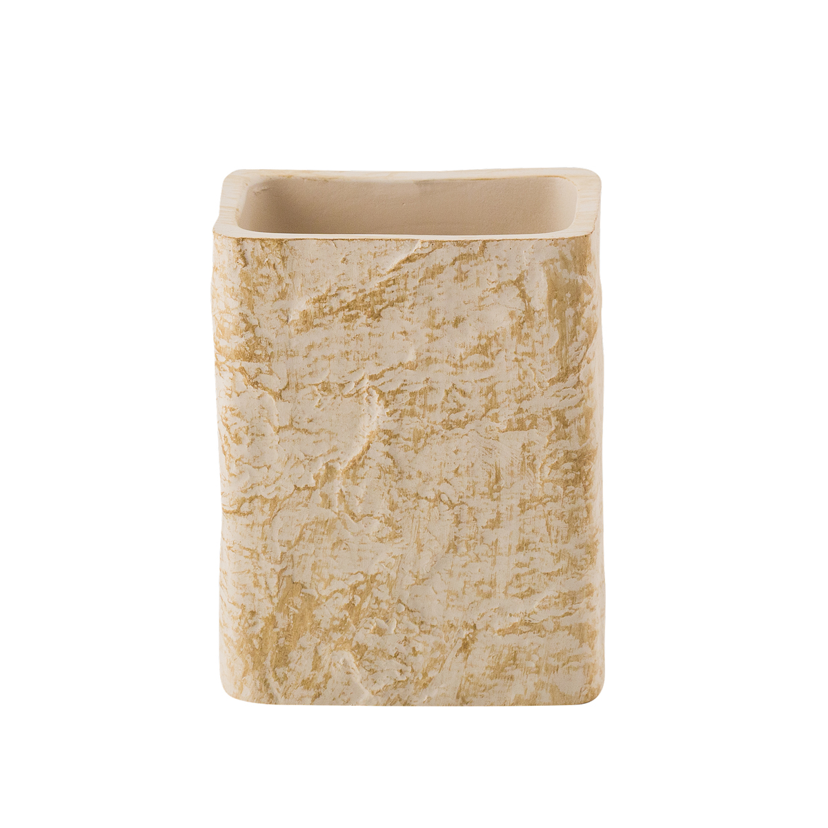 Стакан для ванной комнаты "playa" полирезина (бежевый) (1/6) "swensa" swt-4700c