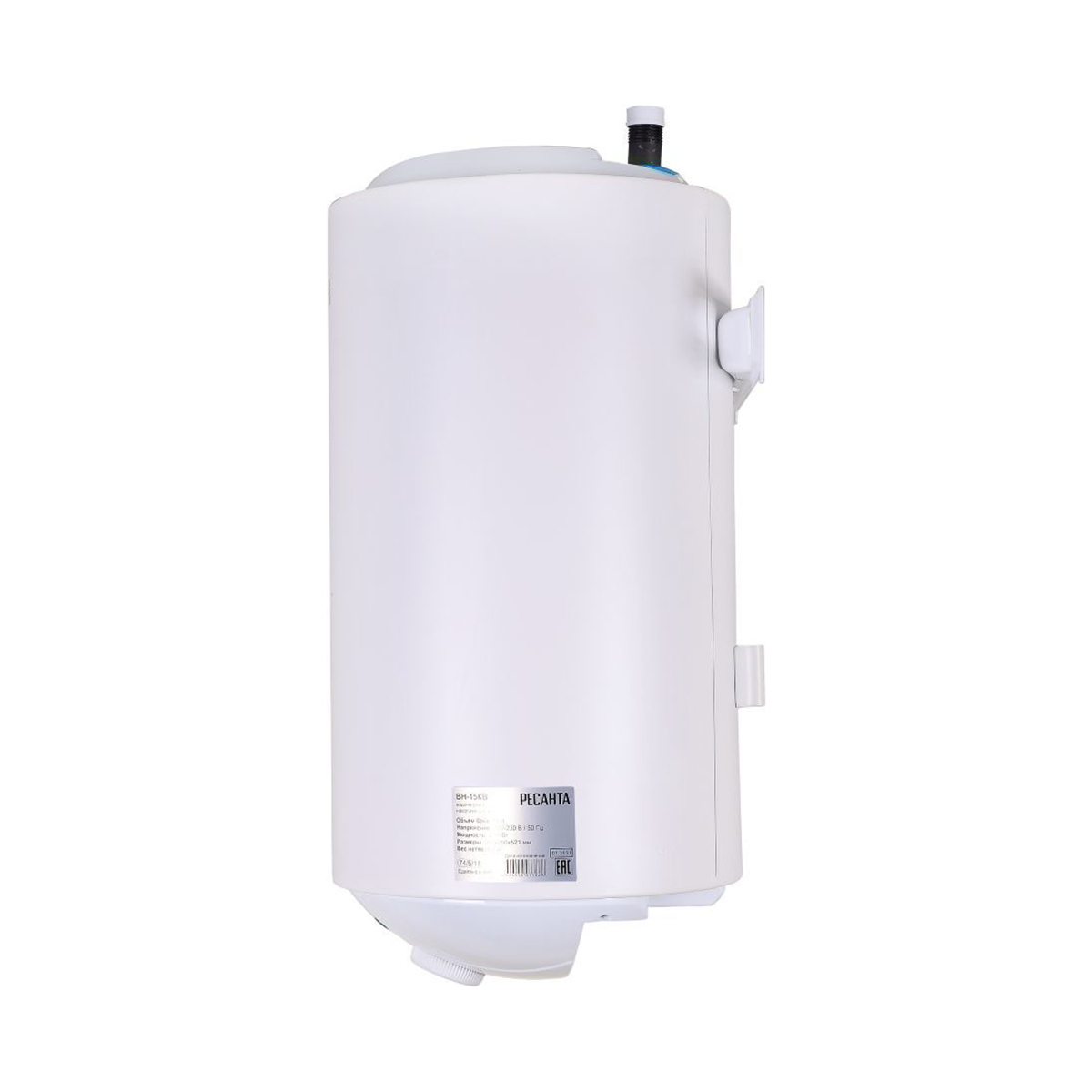 Водонагреватель накопительный вн-15кв 15 л, 2 квт (круглый) (1) "ресанта"