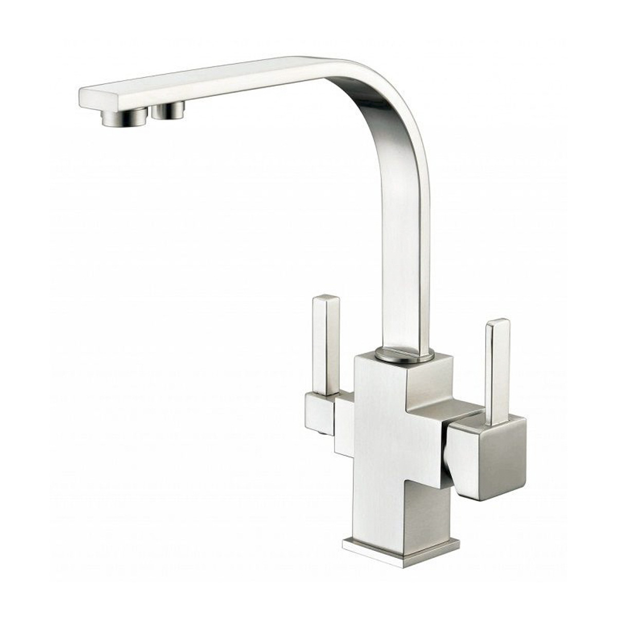 Смеситель для кухни с подключ. к фильтру питьев. воды zr 332 yf satin "zorg"