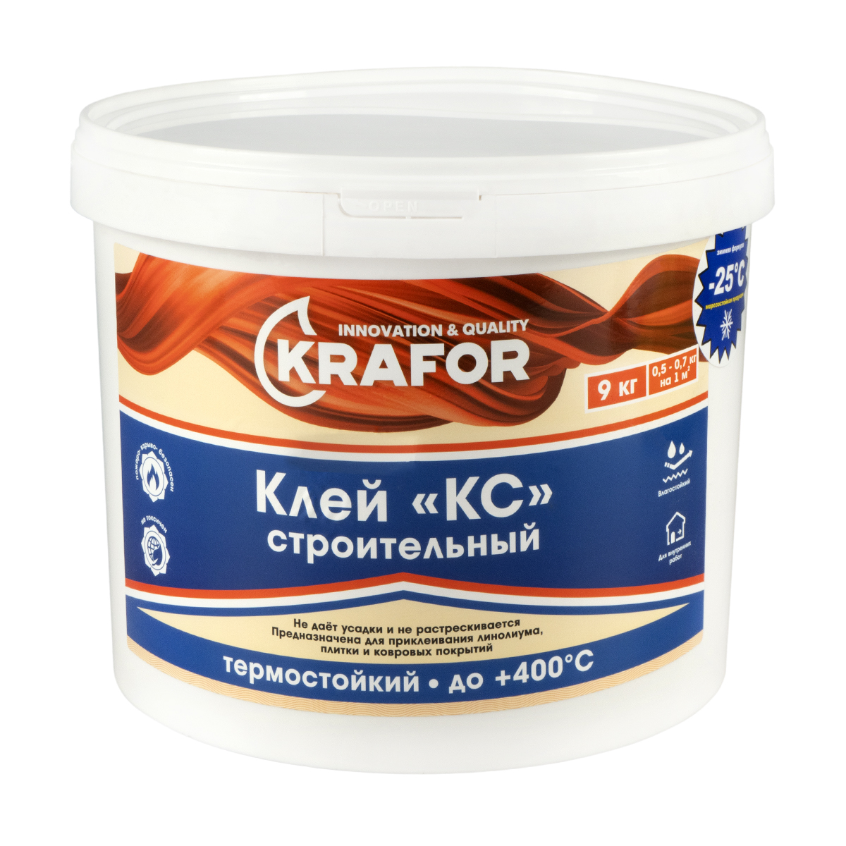 Клей универсальный кс  9 кг (1) "krafor"