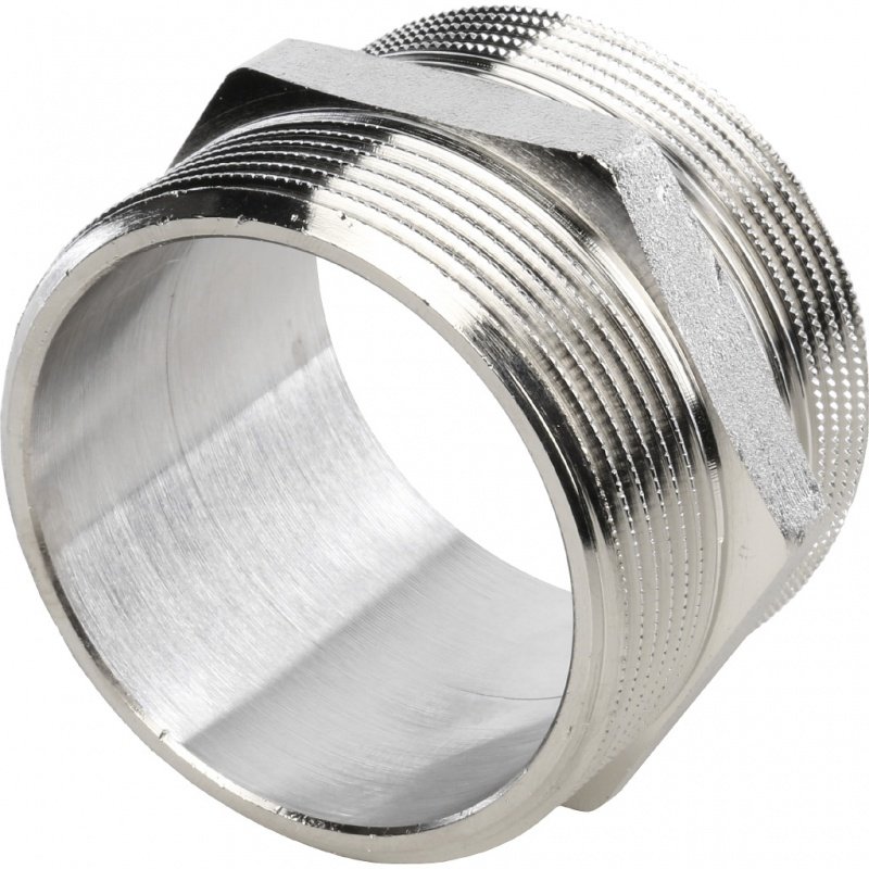 Ниппель НР 2"1/2 никель STOUT