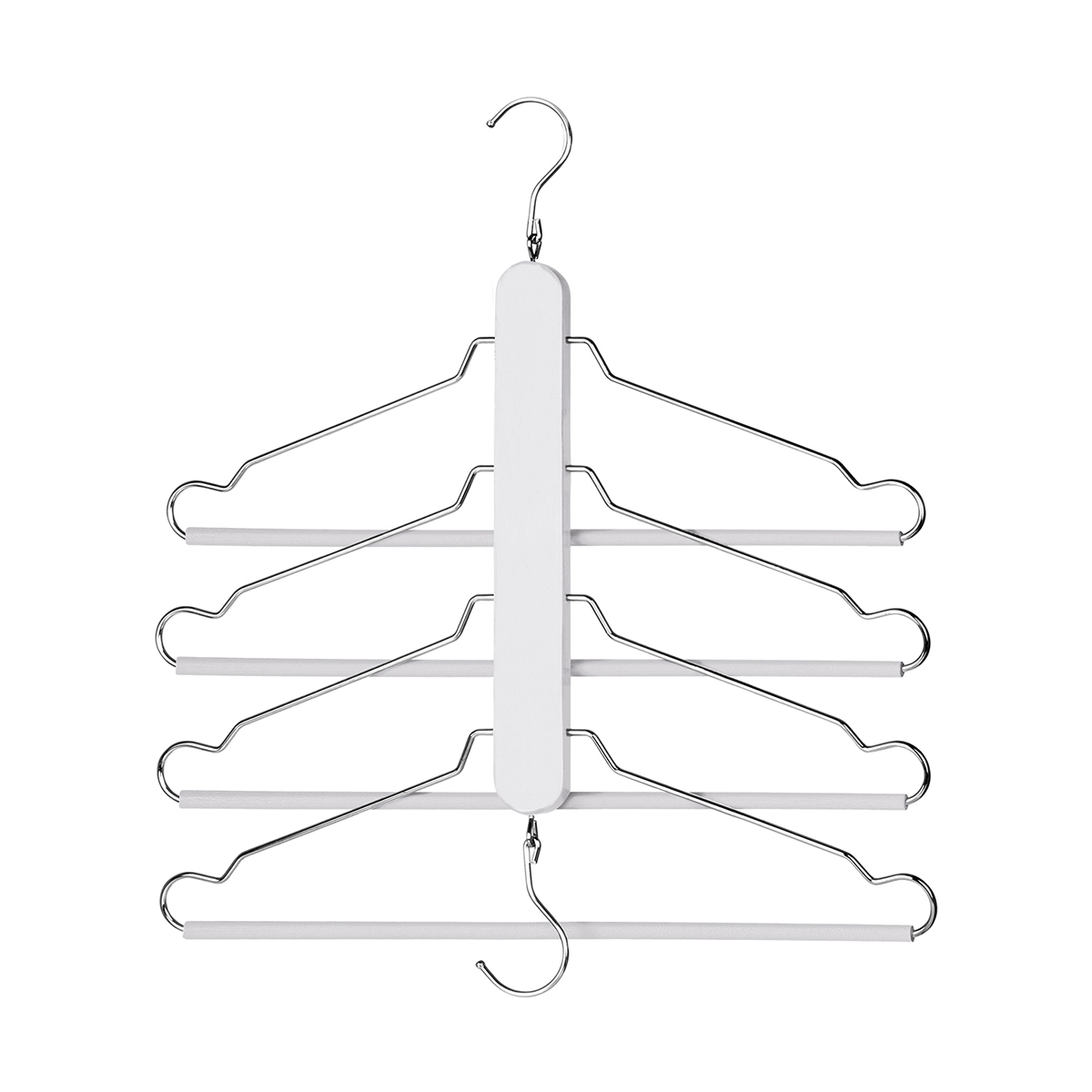 Вешалка-трансформер "japanese" 4-х уровневая, белая (1/24) "valiant" jw-18082