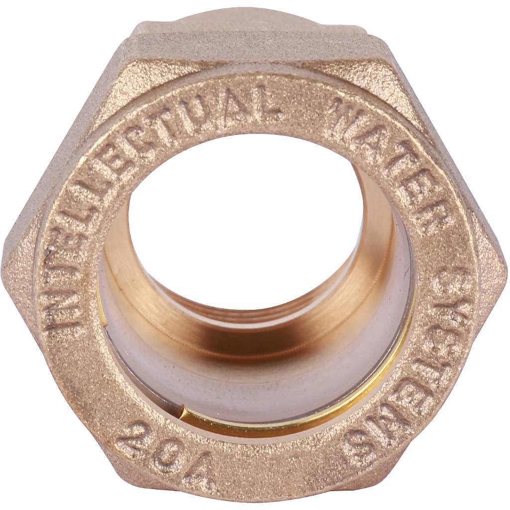 Муфта обжимная (ВР) 20 х 3/4" для стальных гофрированных труб Neptun (Stahlmann)