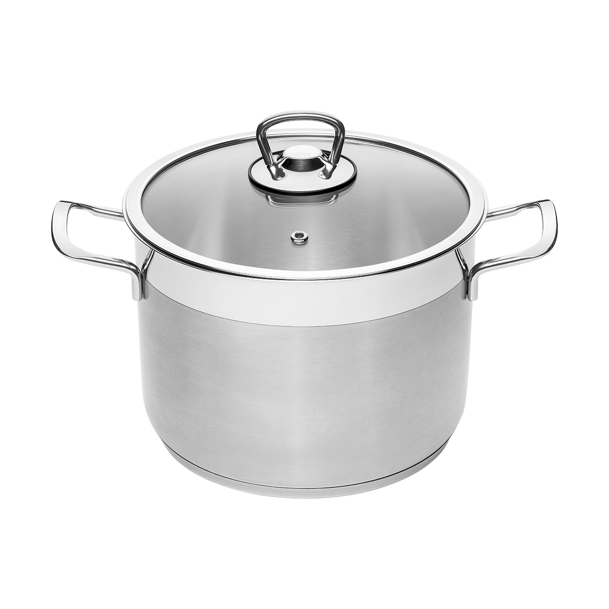 Кастрюля нержав. "софия" 5,5 л стекл. крышка, 22*15 см (1/8) "катюша" 9920-520-0