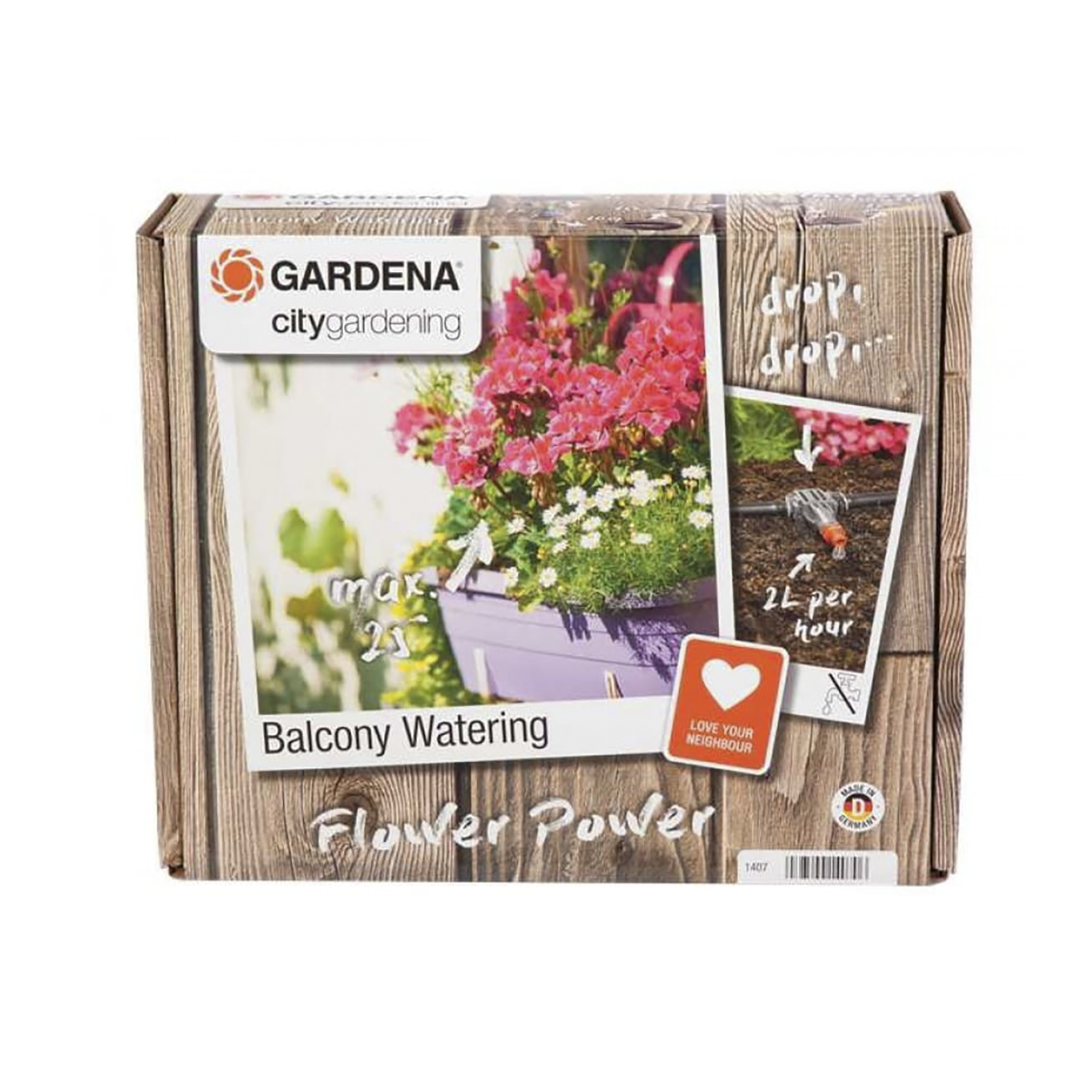 Комплект микрокапельного полива 25 горшечн. растений (1/3) "gardena" 01407-20.000.00
