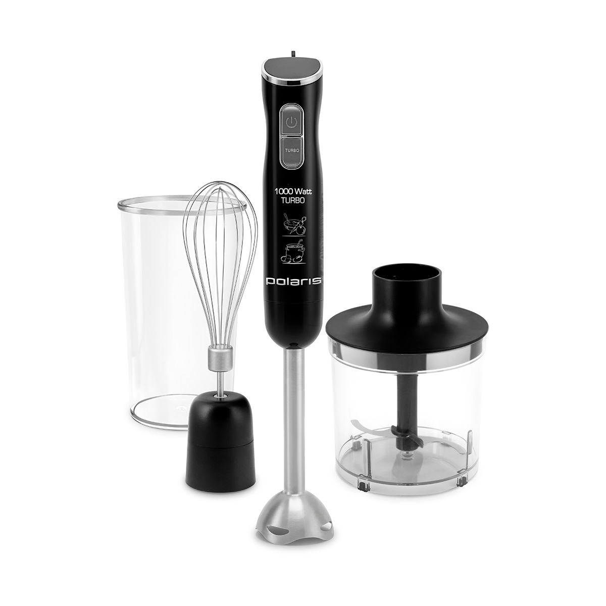 Блендер погружной phb 1072, 1000 вт, 2 скорости (1/6) "polaris"