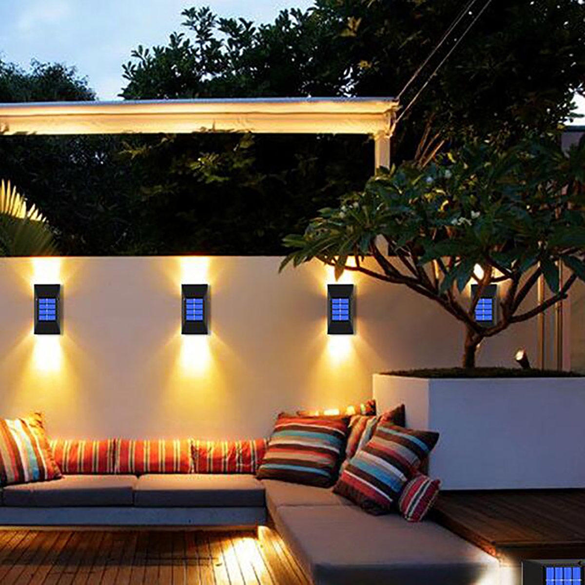 Светильник садовый (led) двусторонний ip44 солнеч. батарея (1/60) "старт"