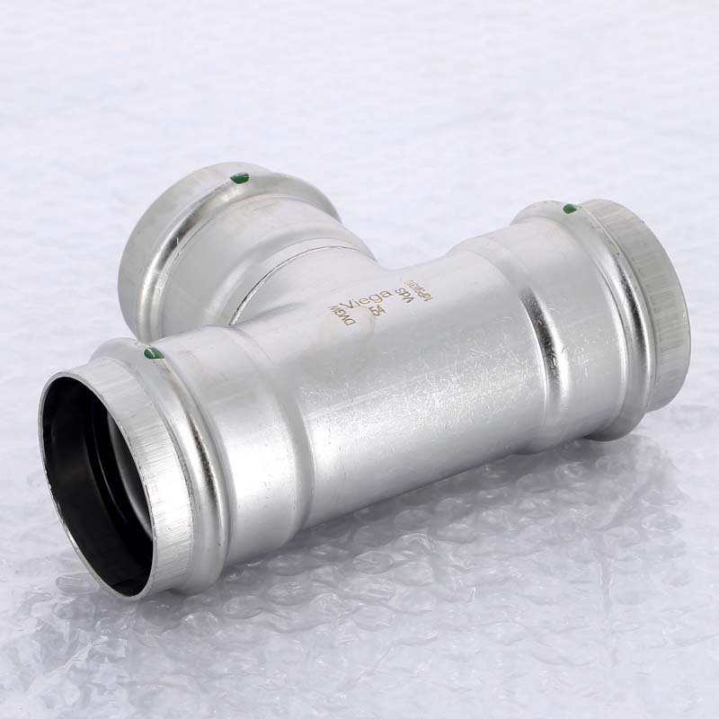 Тройник пресс 54 нержавеющая сталь Sanpress Inox VIEGA