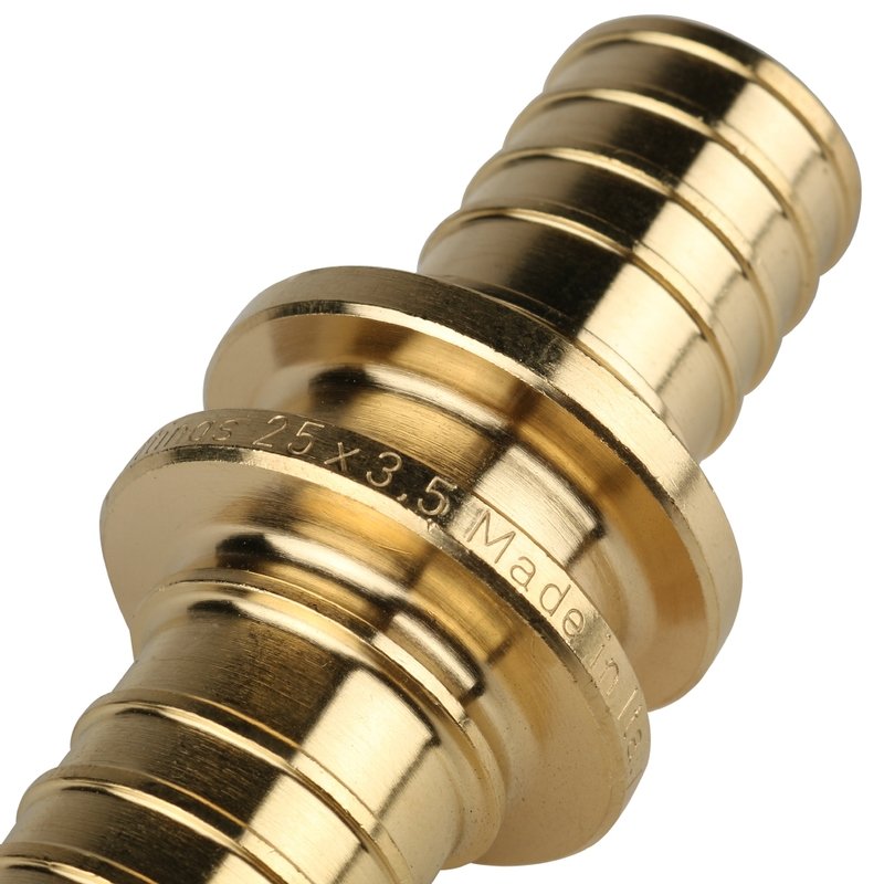 Муфта 25 х 25 аксиальная для труб PE-X STOUT