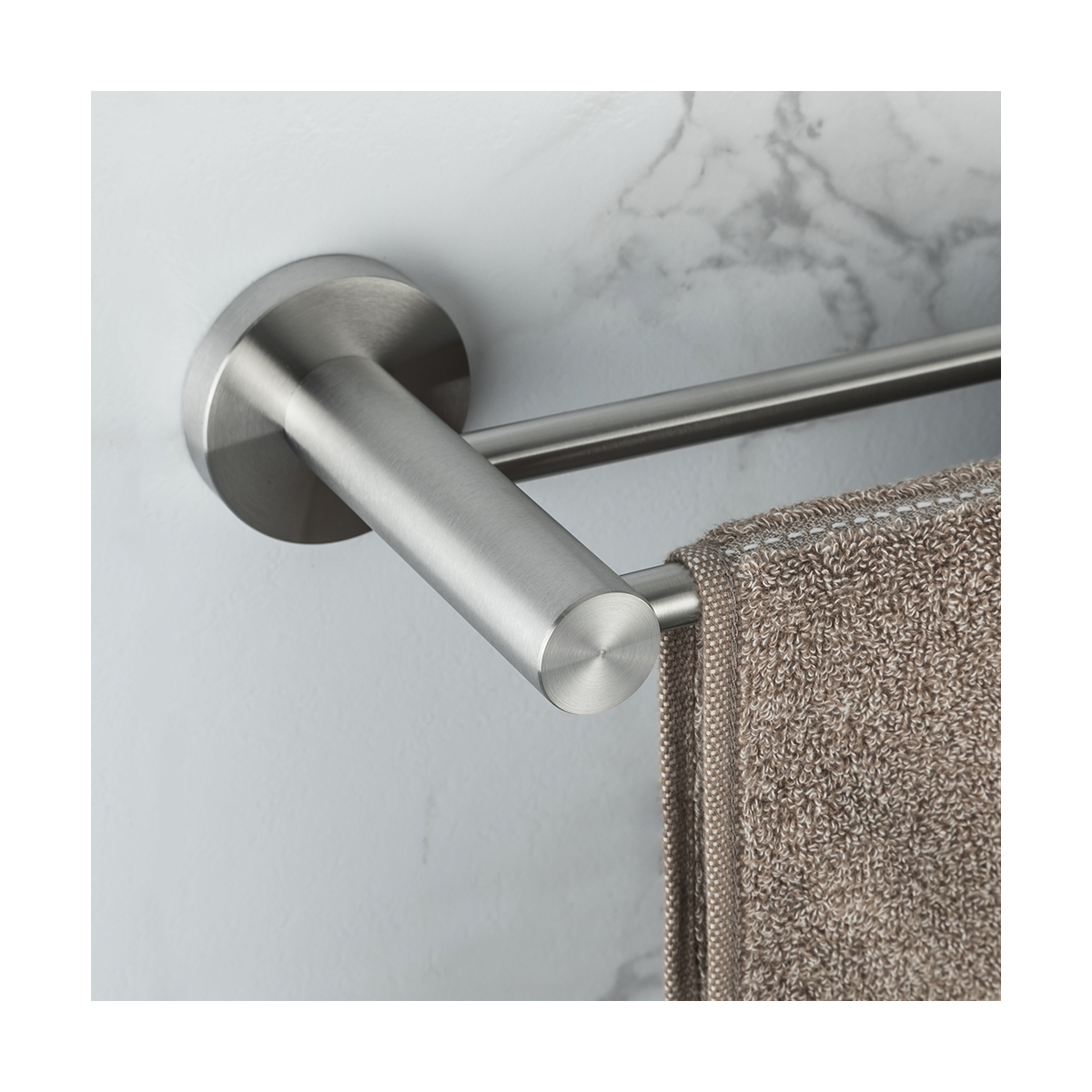 Полотенцедержатель двойной f30109 (нерж.сталь), сатин (1/10/20) "frap"