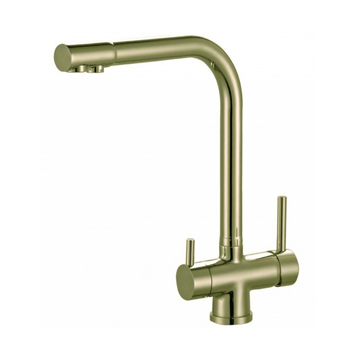 Смеситель для кухни с подключ. к фильтру питьев. воды zr 348 yf br "zorg"