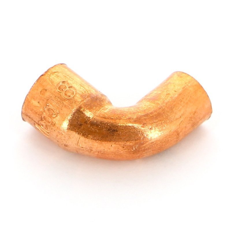 Угол однораструбный 90° VIEGA пайка 8 мм медный