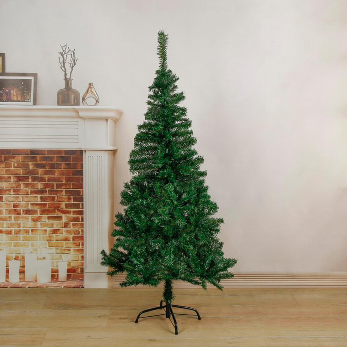 Ель декор. 150 см, 280 веток (зеленая) "зимнее волшебство" 701418