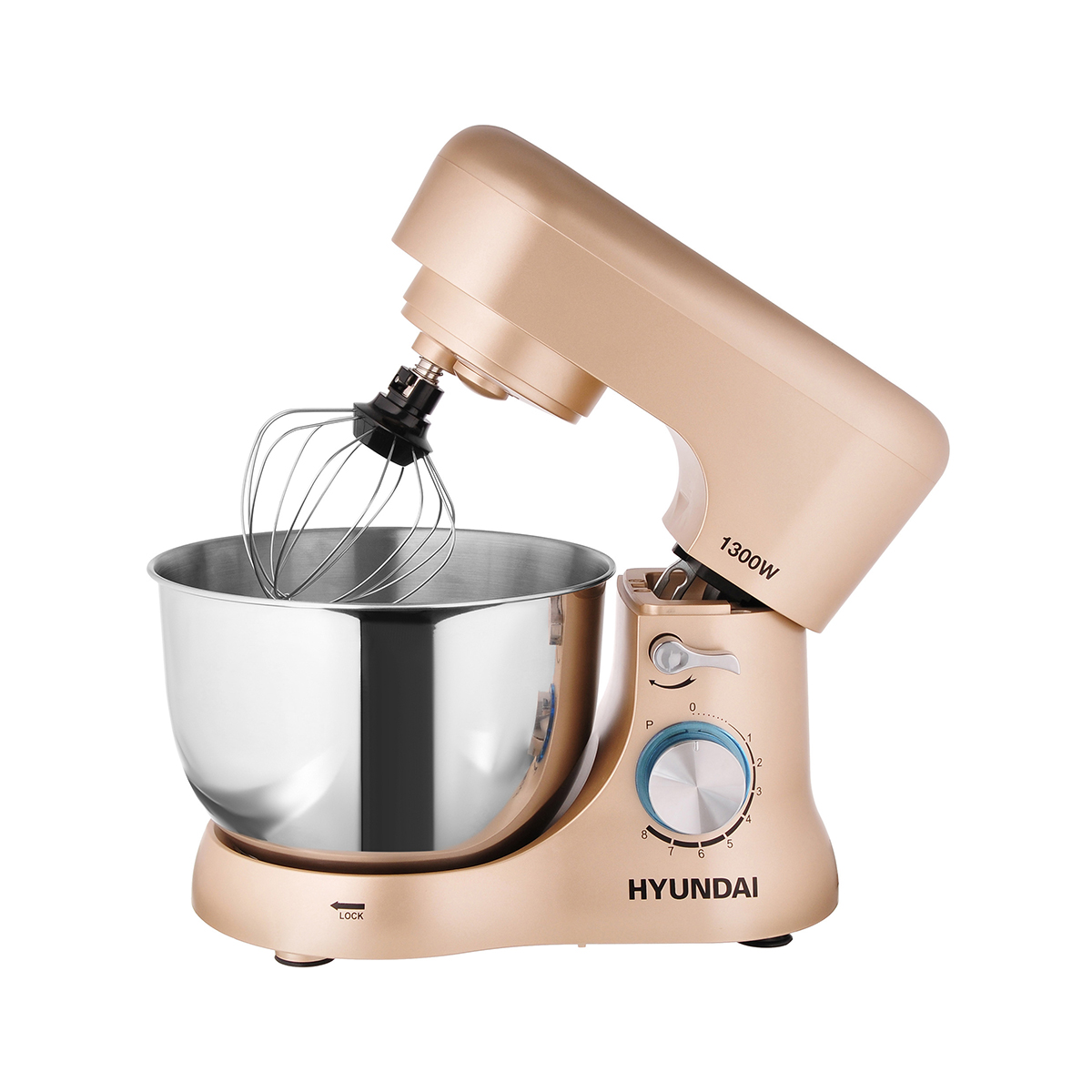 Миксер планетарный hym-s5551  8 скоростей, 1300 вт (1) "hyundai"