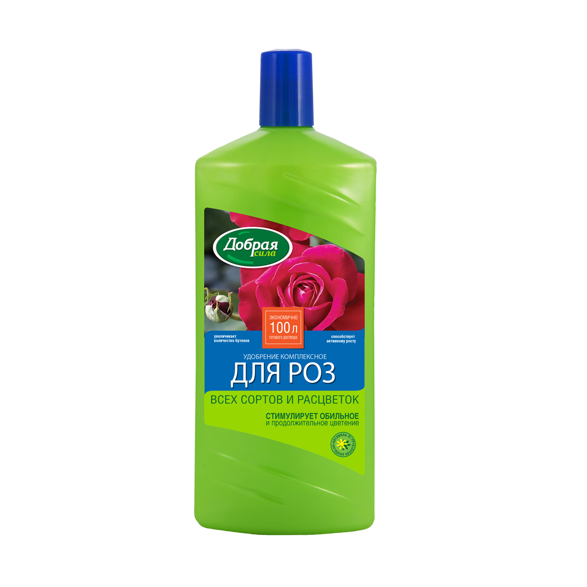 Удобрение жидкое "добрая сила" для роз 1 л (1/9)