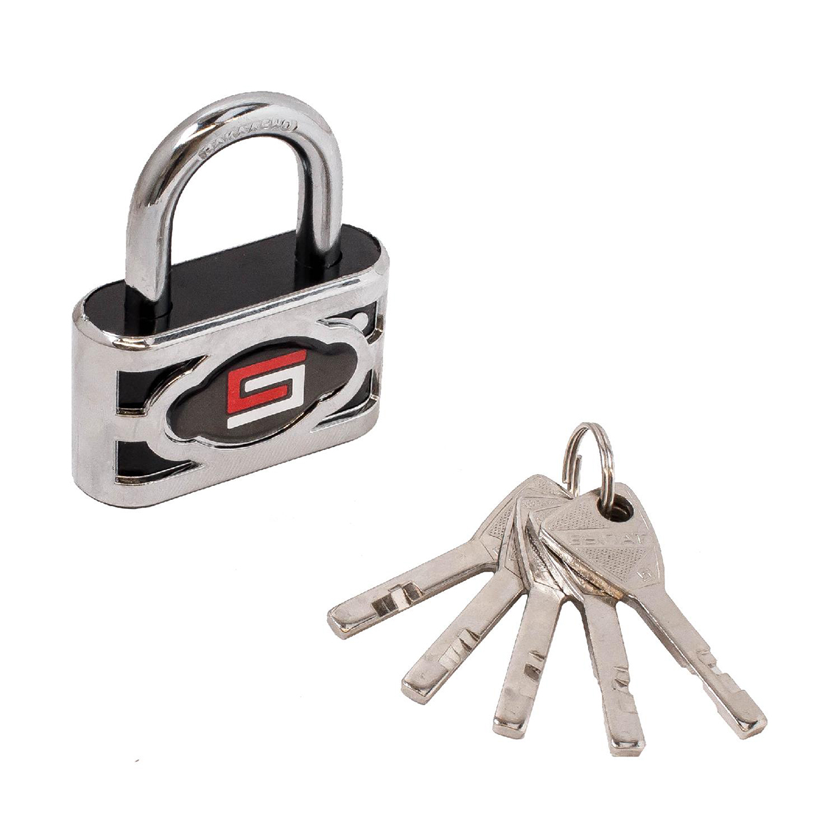 Замок навесной вс 3-п60 пл  8 мм (5 ключей) (1/6/60) "булат"