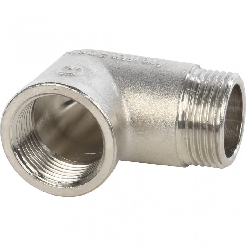 Угол резьбовой ВН 3/4" никель STOUT