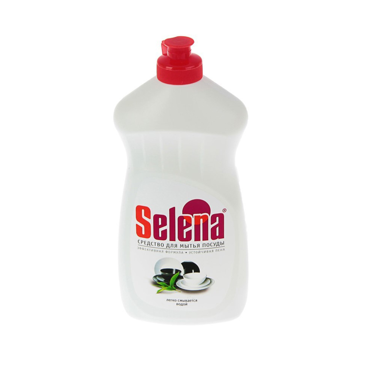 Средство для мытья посуды (зеленый чай) бальзам-гель 500 мл (1/21) "selena"