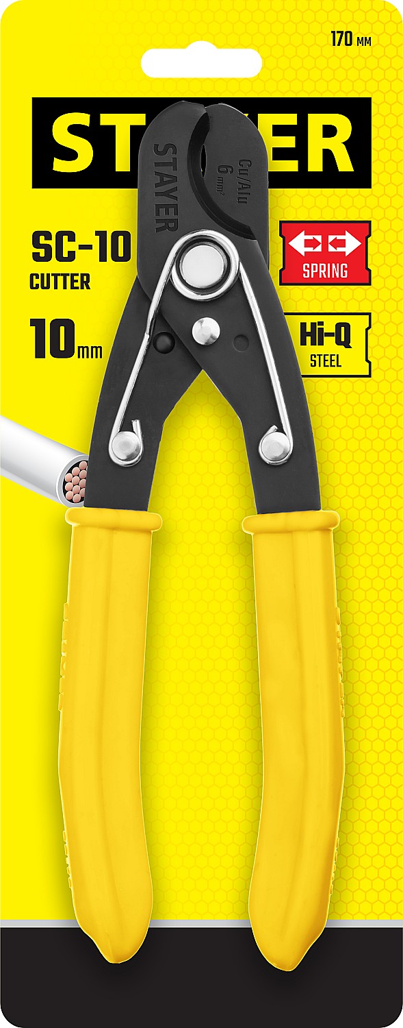 STAYER SC-17, d 10 мм, 170 мм, кабелерез (23337-17)