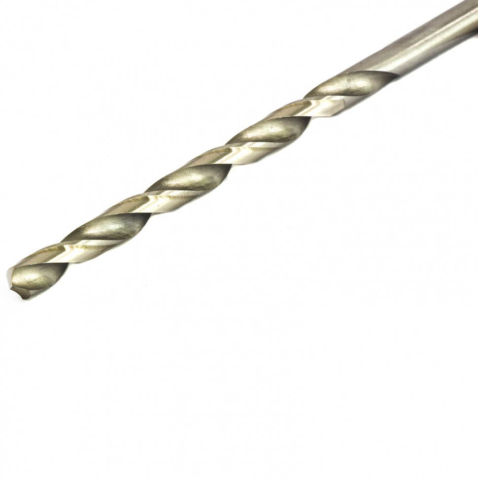 Сверло по металлу, 6 х 139 мм, полированное, удл, HSS, 10 шт, цилиндрический хвостовик Matrix (715060)