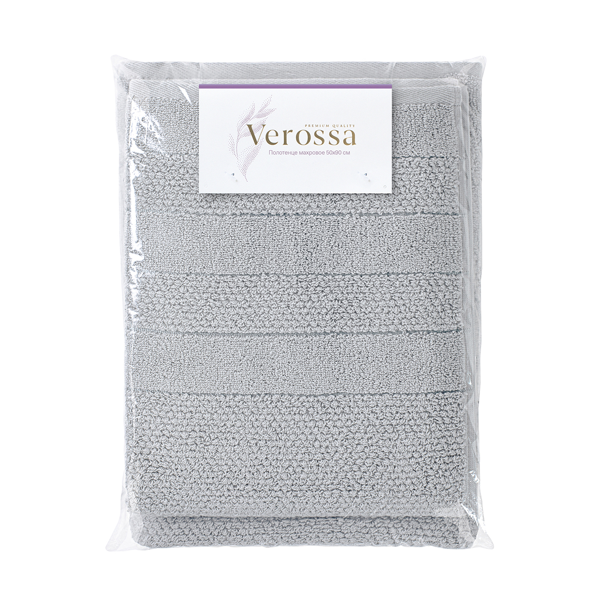 Полотенца "verossa" milano набор 4 шт. 50*90 + 70*140 см (серый)
