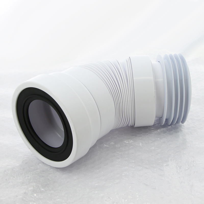 Труба McALPINE фановая L=200-330 мм гофр. с манжетой, вход 97-107 мм, выход внутрь 110 мм трубы