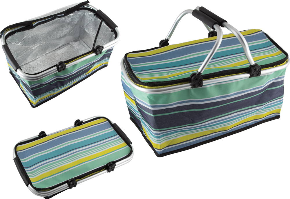 Термосумка cb-7046-2  30 л складная, алюмин. каркас (зеленая) (1/20) "ecos"