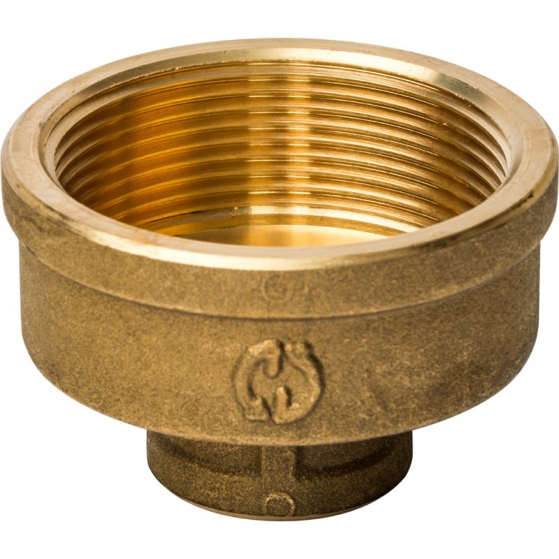 Муфта резьбовая переходная 2" x 3/4" ВР латунь STOUT
