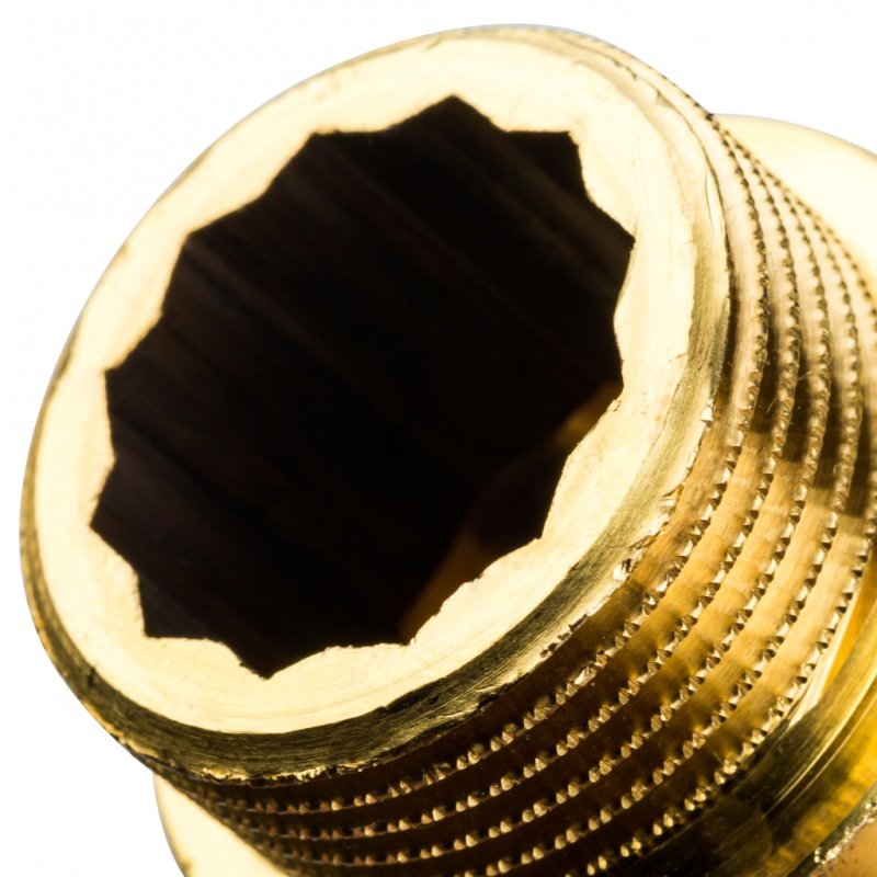 Удлинитель резьбовой ВН 3/4" x 40 мм латунь STOUT