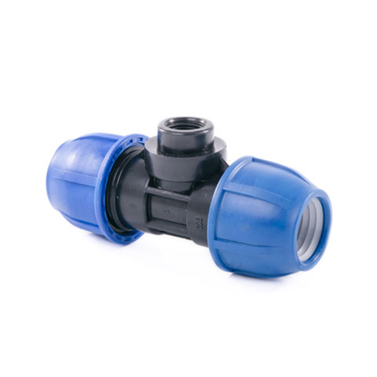 Тройник компрессионный для пнд труб внутр. резьба 25 x 3/4" (20/160) "lammin"