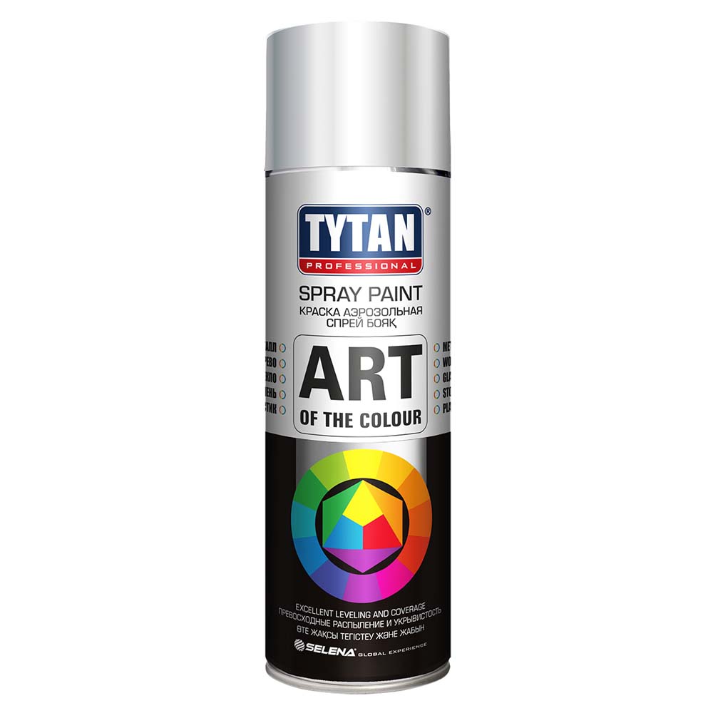 Краска аэрозоль "tytan professional" art белая глянцевая 400 мл (12)  ral 9003