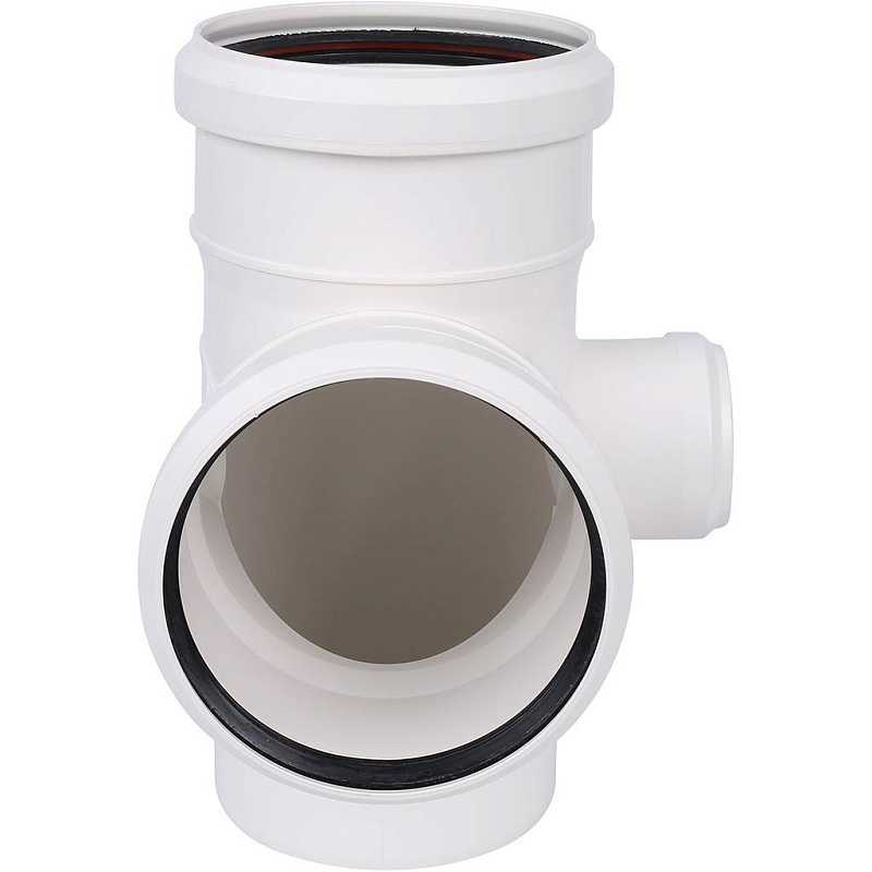 Крестовина 87° двухплоскостная 110 х 110 х 50 мм шумоизол. правая для вн.канализации SINIKON Станда