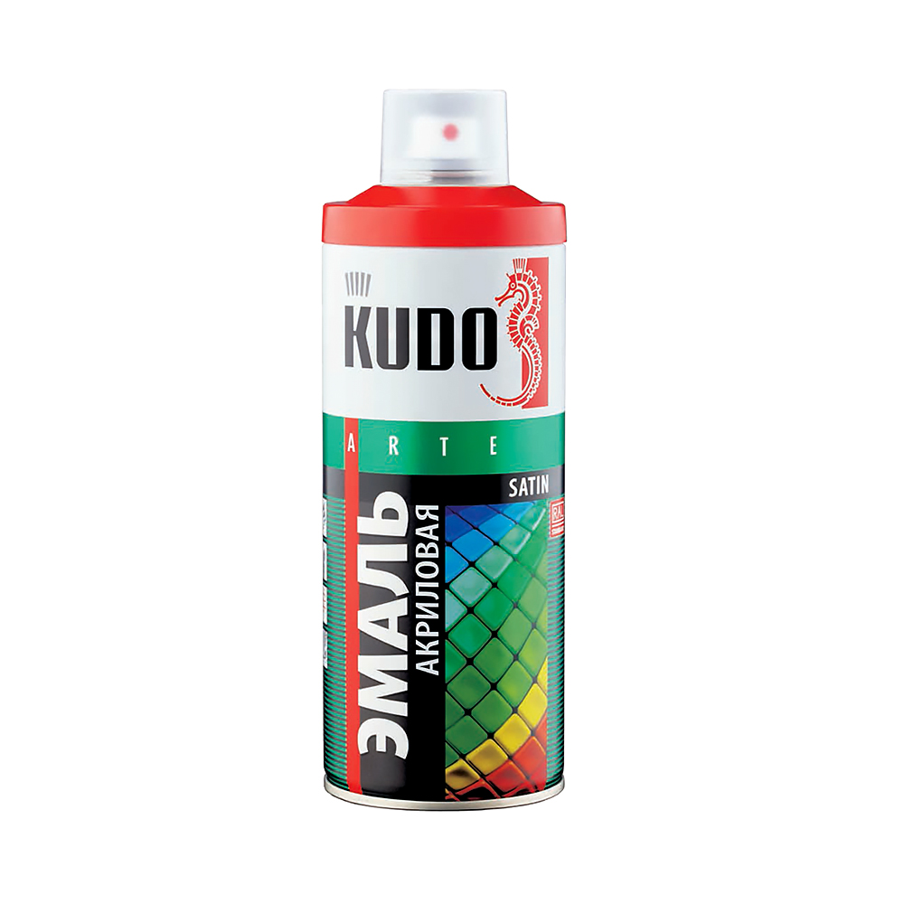 Краска аэрозоль  акриловая сатин  ral 1001  бежевая 520 мл (6) "kudo" ku-0a1001
