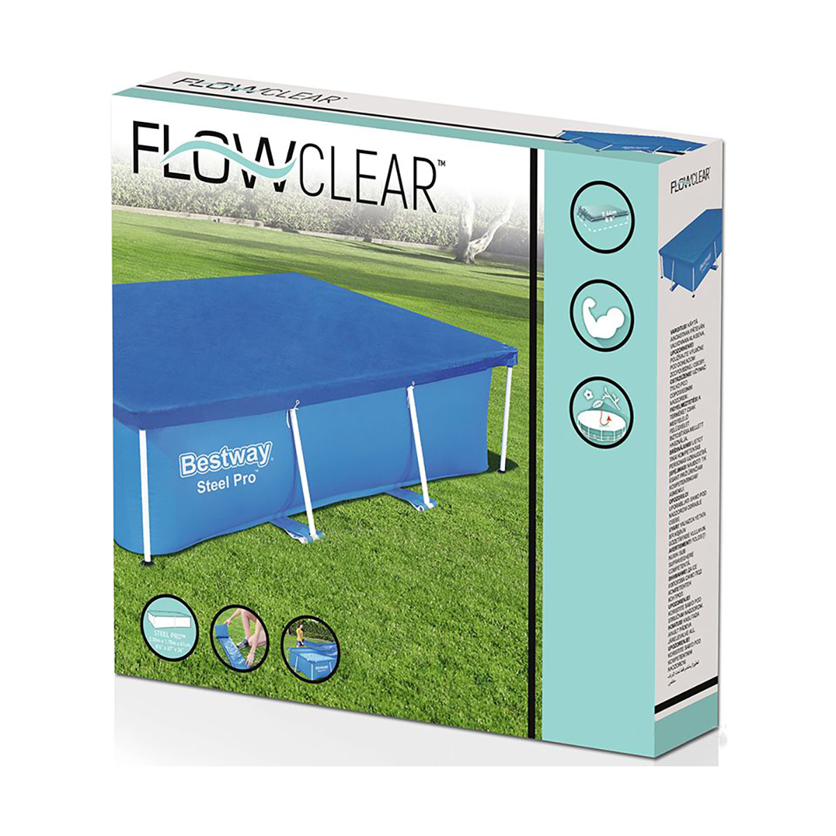 Тент для каркасных бассейнов 264*174 см (1/8) "bestway" 58105