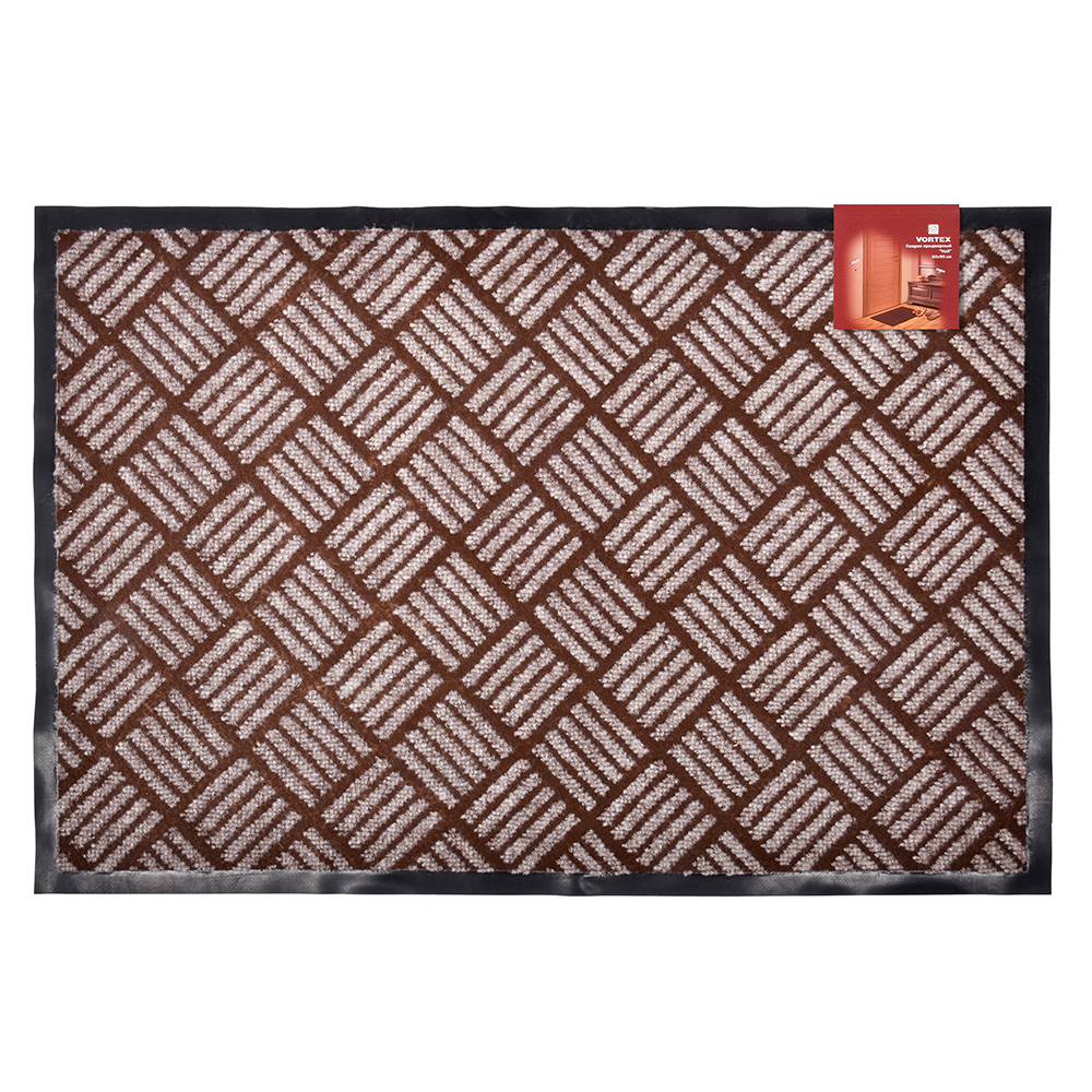 Коврик влаговпитывающий "hall" 60*90 см бежевый (1/10) "vortex" 24079