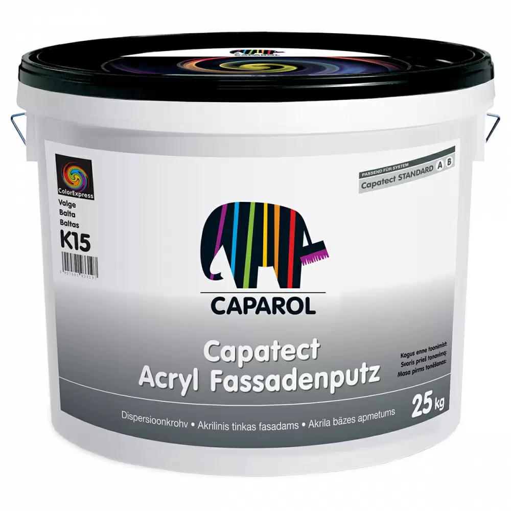 CAPAROL CAPATECT ACRYL FASSADENPUTZ K15 штукатурка на полимерной основе (25кг)