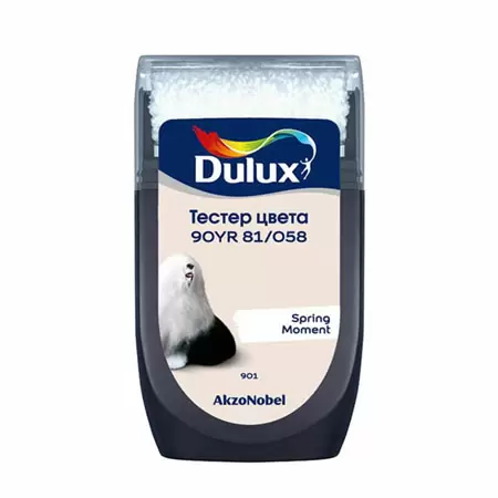 DULUX тестер цвета колеровки 90YR 81/058 матовый (0,03л)
