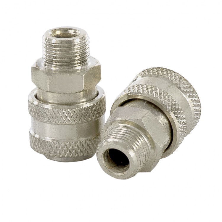 Муфта универсальная быстросъемная ("мама"), 3/8, внешняя резьба, 2 шт, Stels (57057)