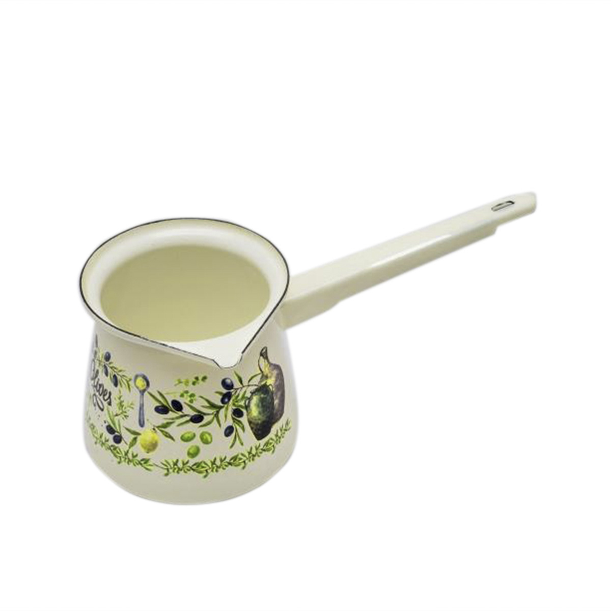 Турка эмалиров. "олива" 0,4 л (1/6) "metrot"