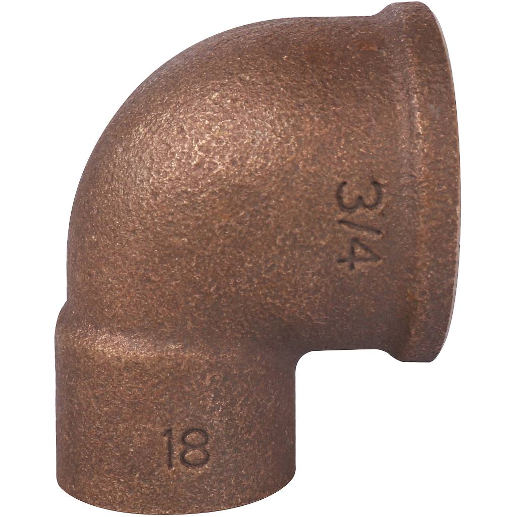 Угол переходной 18x3/4" (ВР) SANHA под пайку бронзовый 140901834