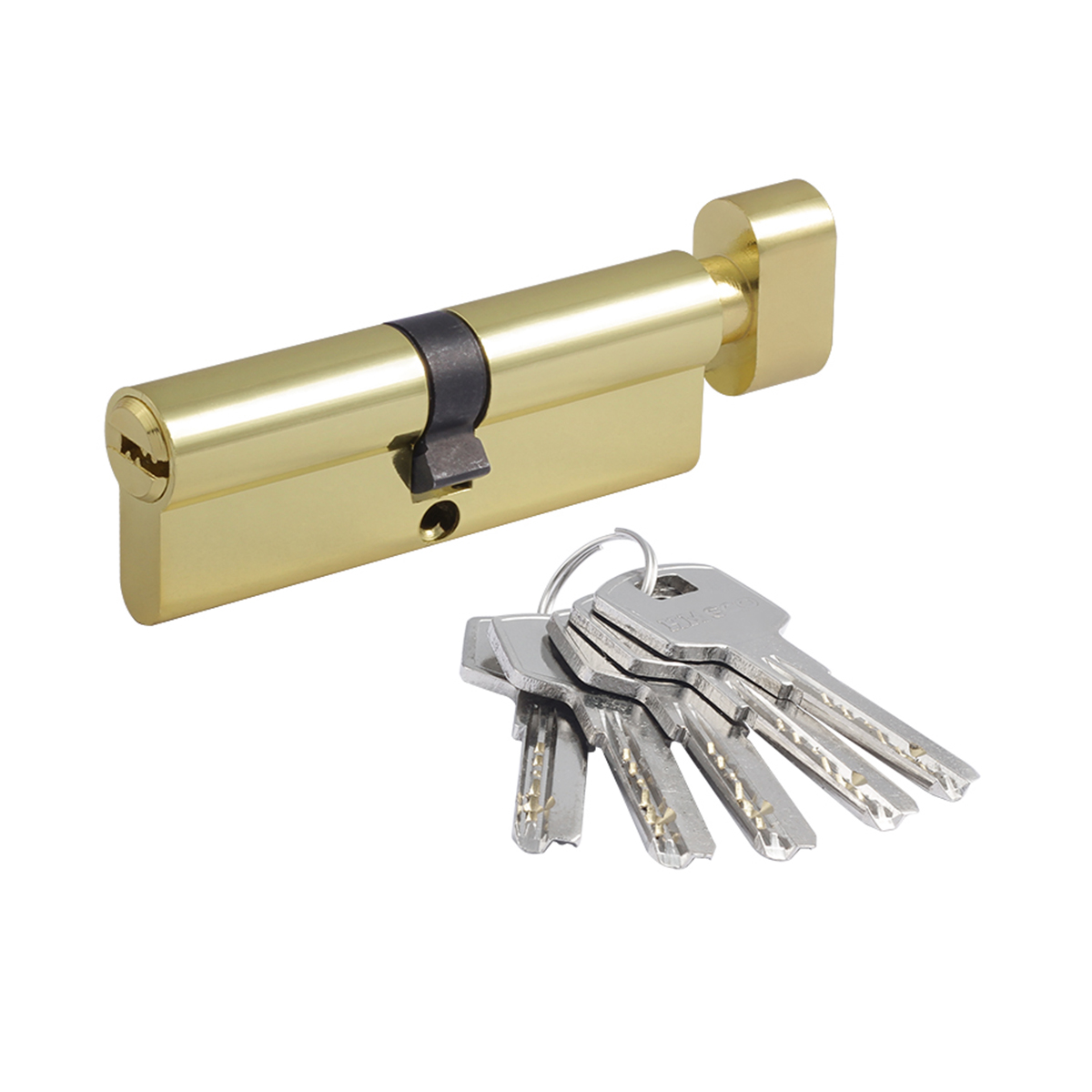 Цилиндров. механизм есо-std z лпв-90 (45-45) (ключ/вертушка) золото (1/10/80) "нора-м"