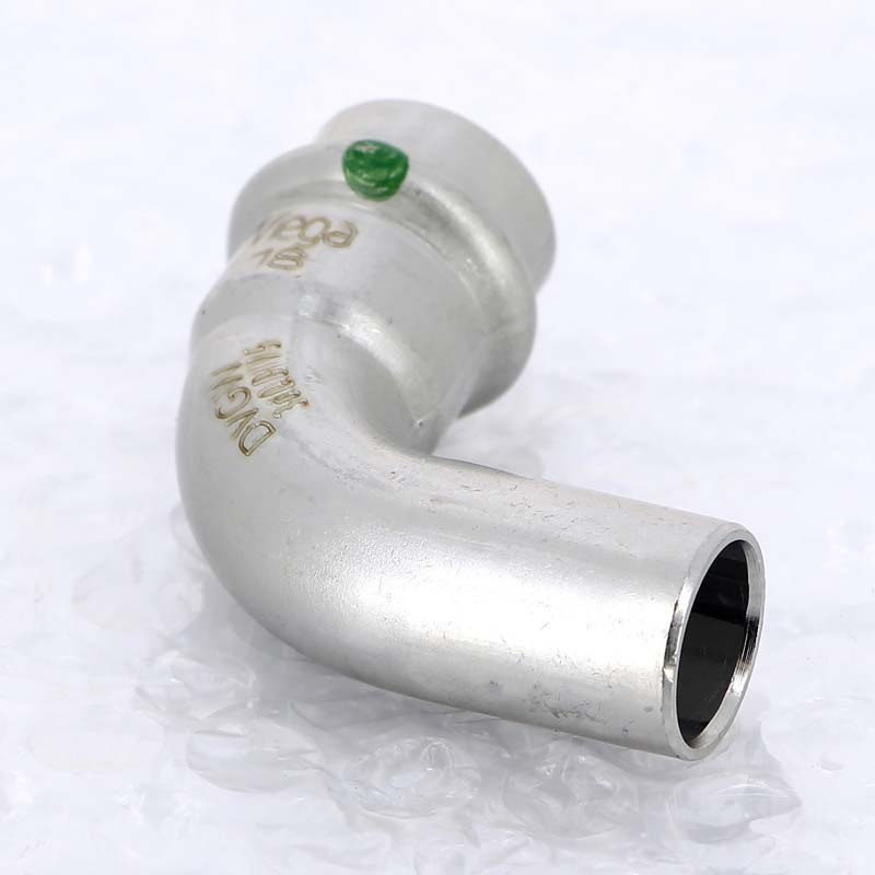 Угол-вставка пресс 45°18 нержавеющая сталь Sanpress Inox VIEGA