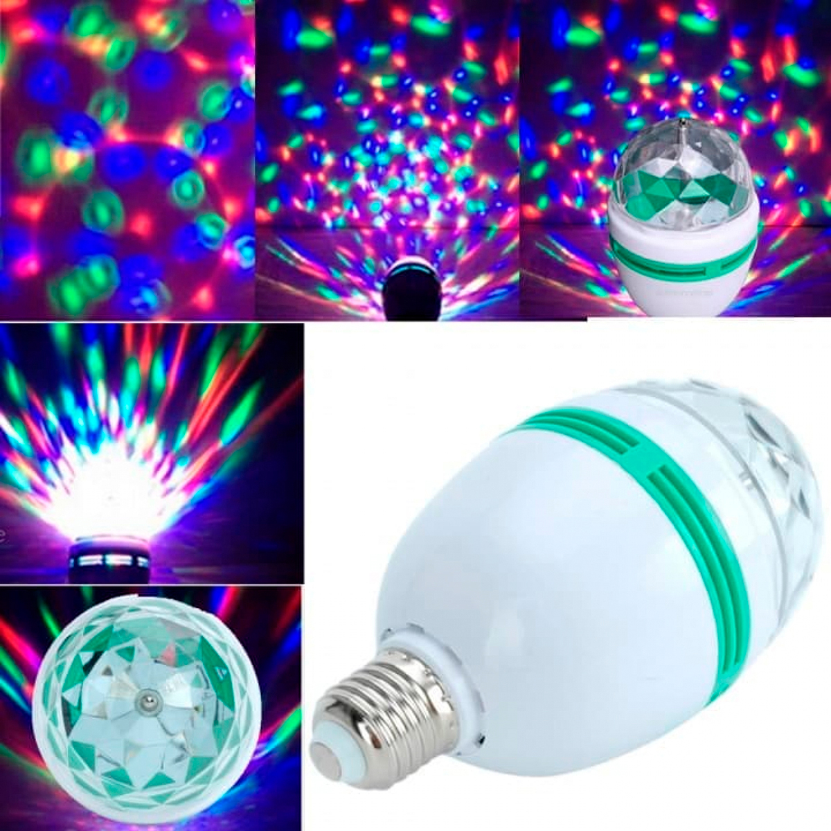 Лампа светодиодная "диско" е27 (1/60) "neon-night" 601-253