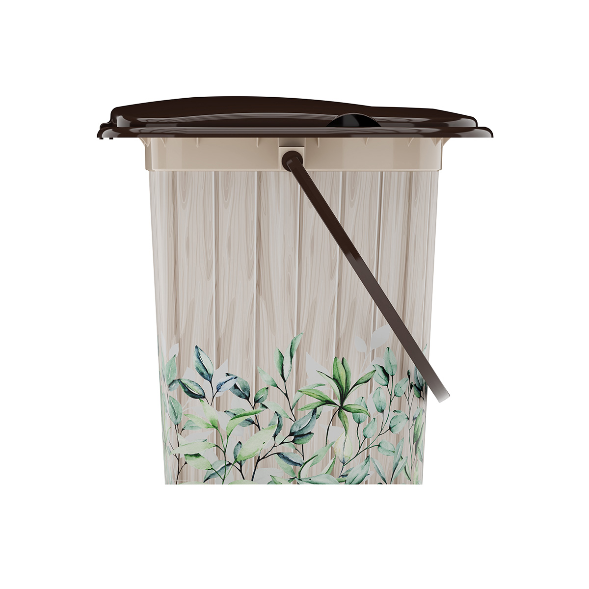 Ведро-туалет 17 л "летний день" (1/10) "альтернатива" м2328