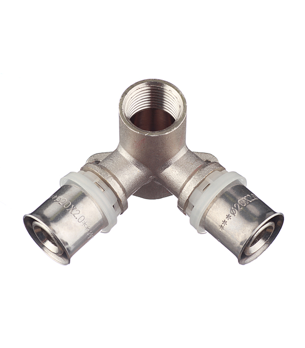 Водорозетка под пресс проходная (ВР) 20 x 1/2" для МП труб VALTEC (VTm.234.N.200420)