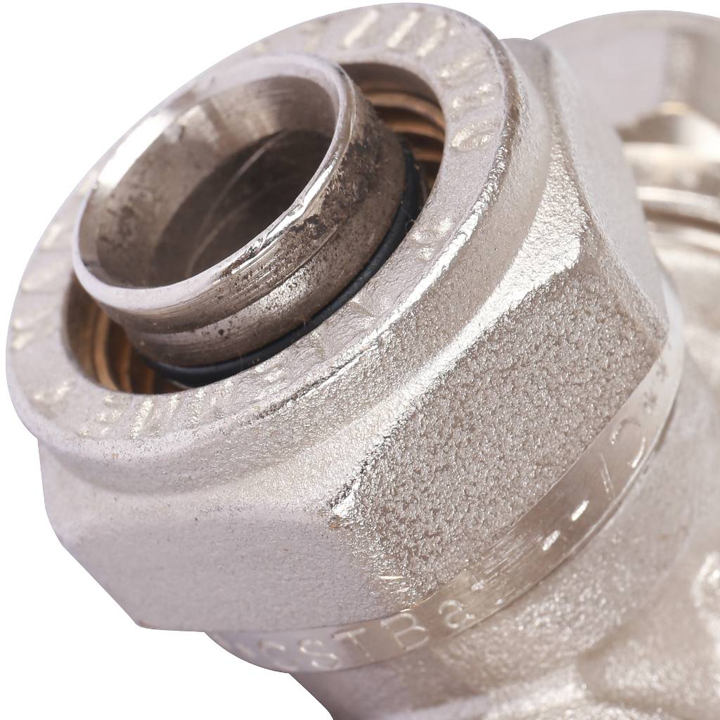 Крестовина равнопроходная 20 x 20 x 20 x 20 под обжим TIEMME для металлопласта