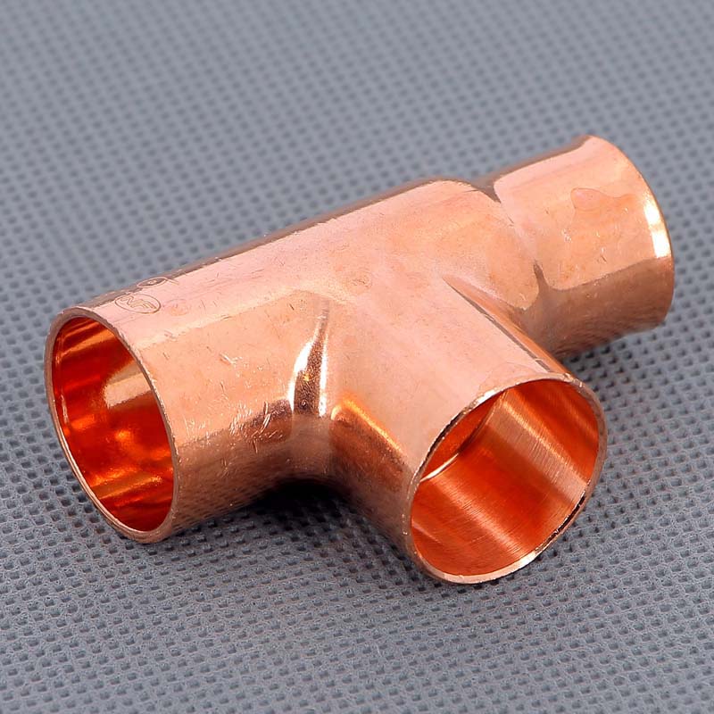 Тройник переходной под пайку 22 х 22 х 18 мм VIEGA медный